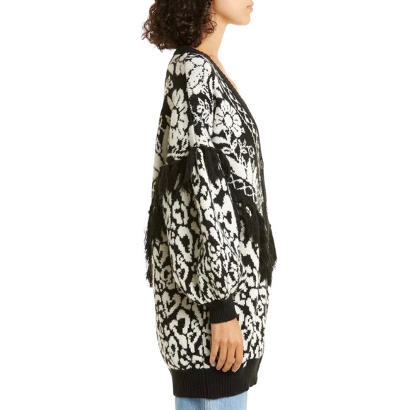 Farm Rio Pineapple Garden Knit Cardigan - Picture 5 of 12